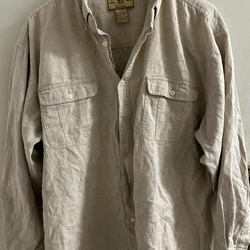 VTG Men's New River Co. Button Up SZ L